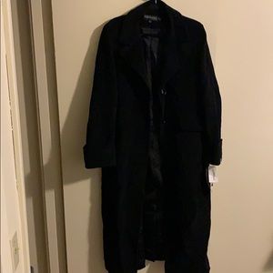 Forecaster Black Pea Coat